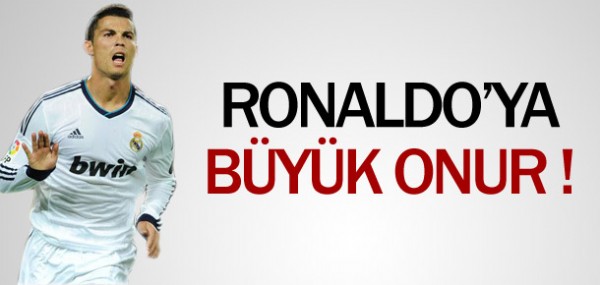 Ronaldo'ya byk onur
